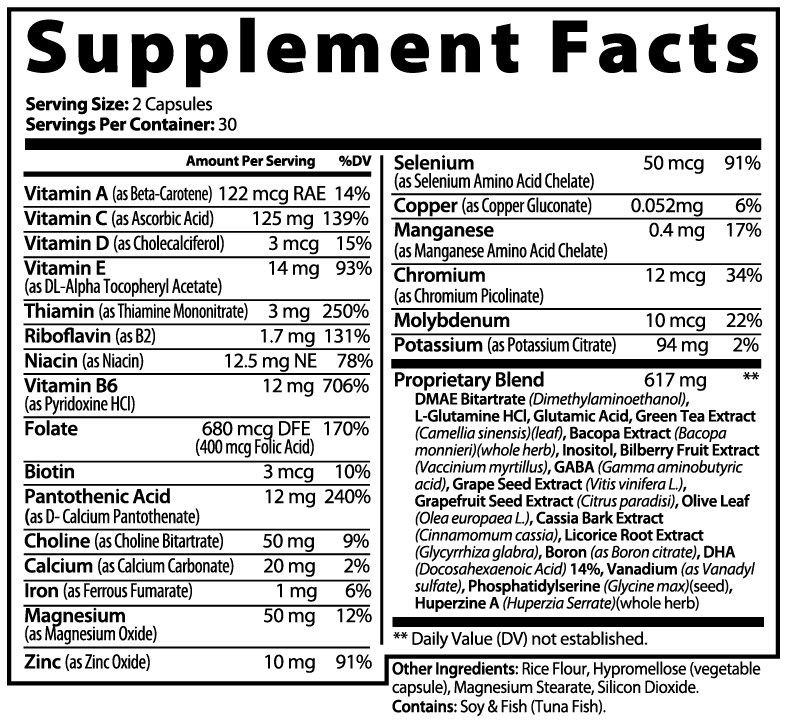 LOCKED IN! Brain & Focus Formula